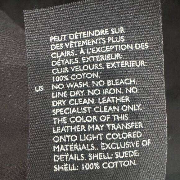 COS Relaxed Suede-Cotton Overshirt in black - Picture 14 of 15